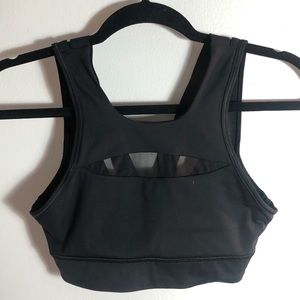 Black Lululemon Sports Bra (4 / XS)